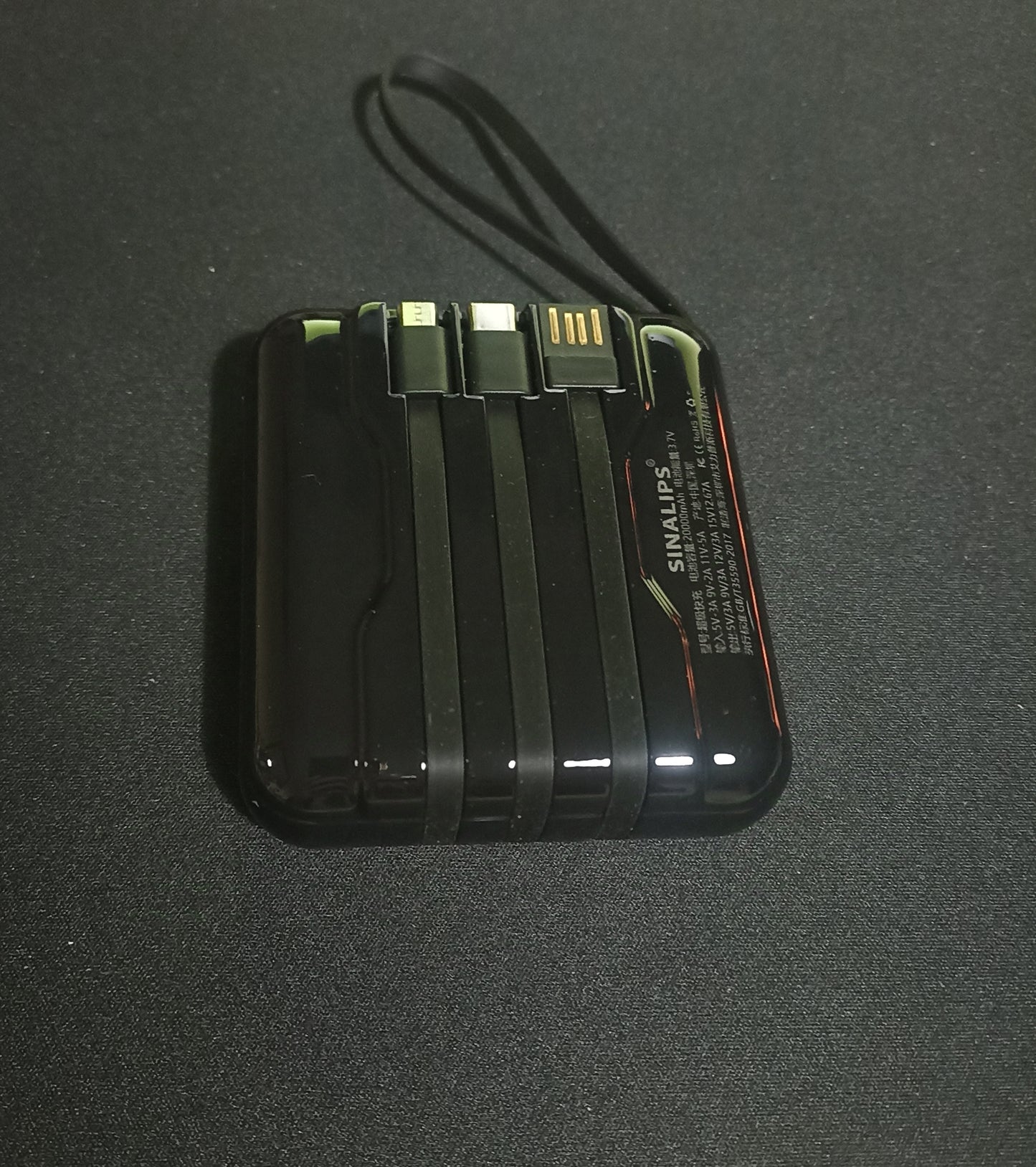 Batería portátil carga rápida 100W 20.000mAh