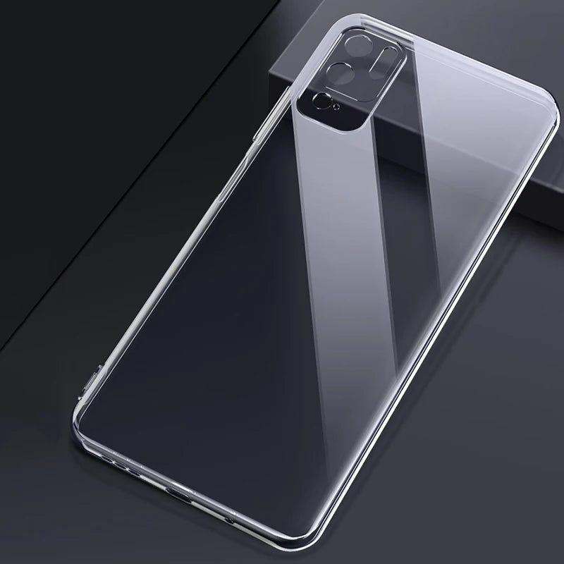 Funda Transparente de Silicona Ultra Fina para Xiaomi Redmi con Protección de Cámara