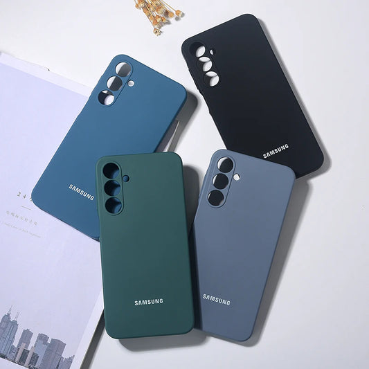 Funda de Silicona Líquida con Protección para Cámara – Samsung Galaxy