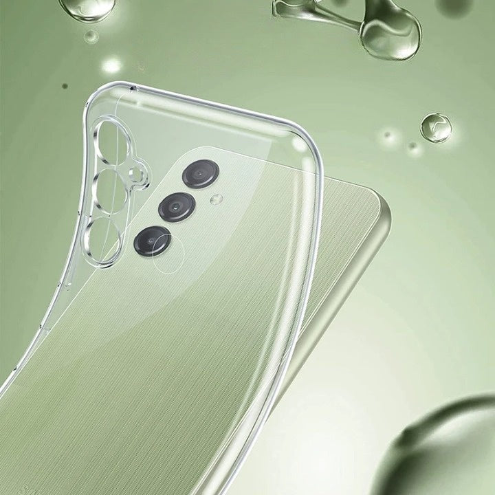 Funda de Silicona Suave con Protección Completa para Cámara – Samsung Galaxy - Transparente y Ultrafina