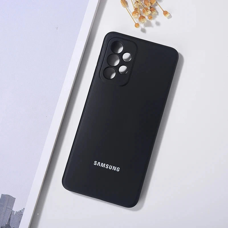 Funda de Silicona Líquida con Protección para Cámara – Samsung Galaxy