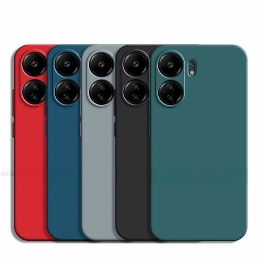 Funda Protectora de Silicona Líquida Antigolpes para Xiaomi Redmi 13C