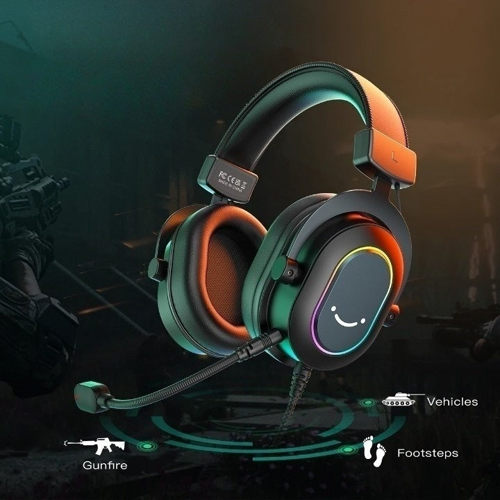 Auriculares Gaming RGB Dinámicos Fifine con Micrófono