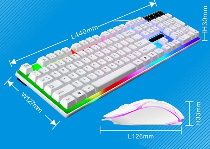 Pack Teclado Y Ratón Gamer RGB LED