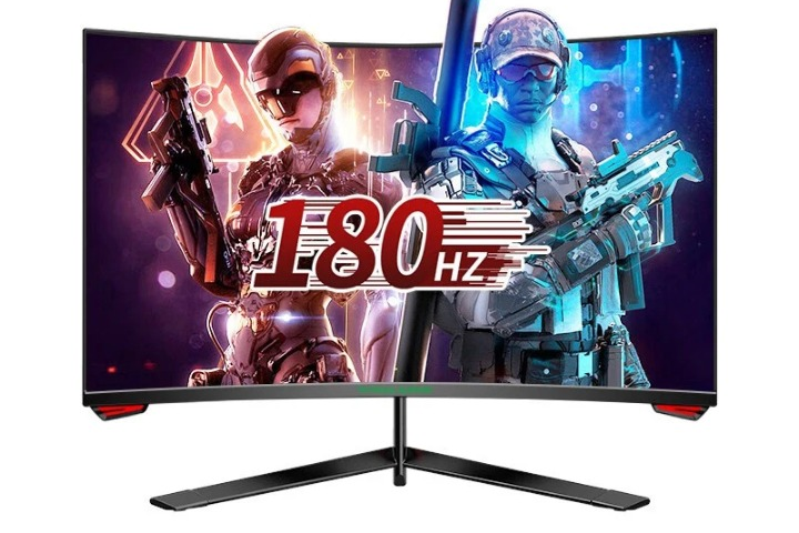 Monitor Gaming TITAN AMRY 23.6" Curvo 180Hz, 1ms, 1500R, Full HD 1080P, Compatible 144Hz