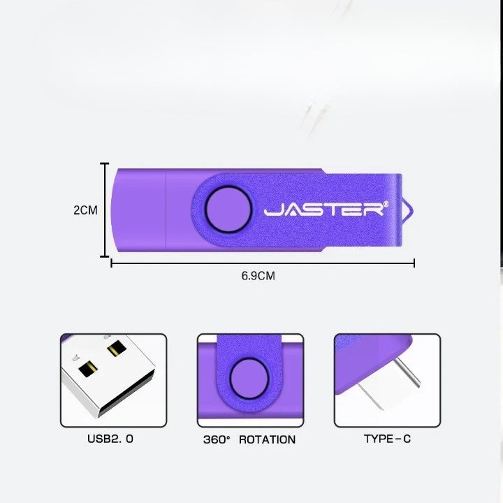 USB Flash Drive Tipo-C 2.0