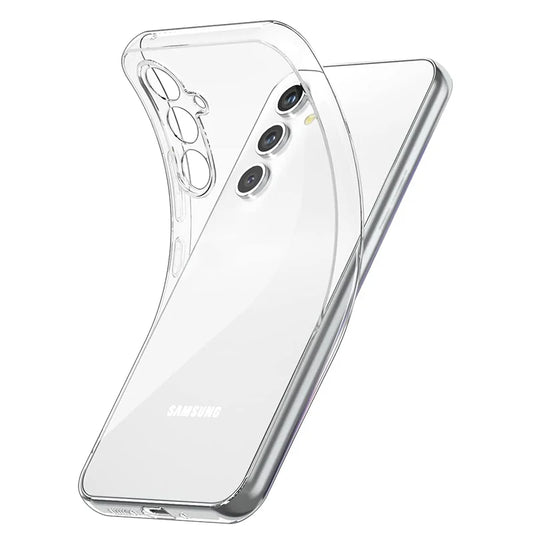 Funda de Silicona Suave con Protección Completa para Cámara – Samsung Galaxy - Transparente y Ultrafina