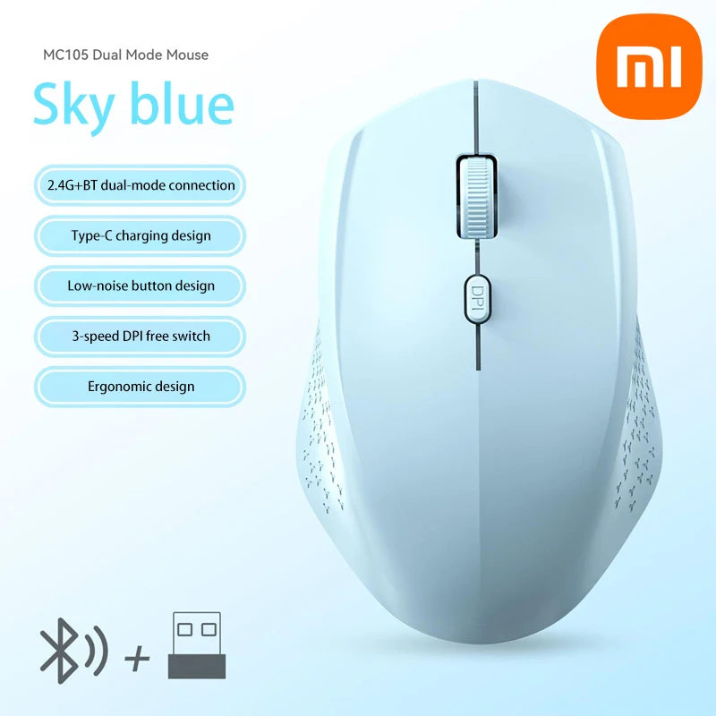 Ratón Inalámbrico Xiaomi Bluetooth 1600DPI