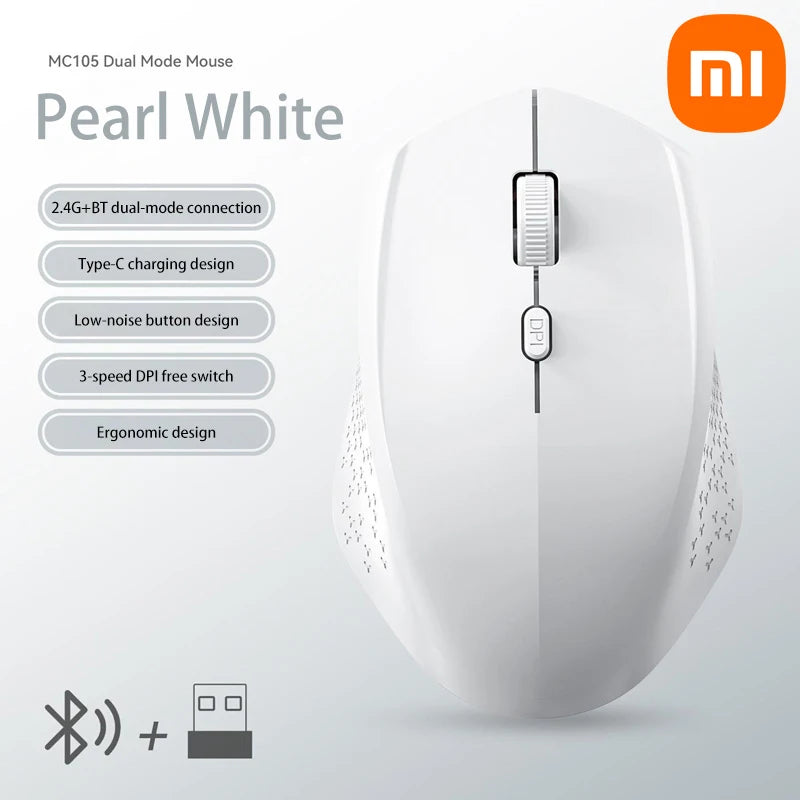 Ratón Inalámbrico Xiaomi Bluetooth 1600DPI