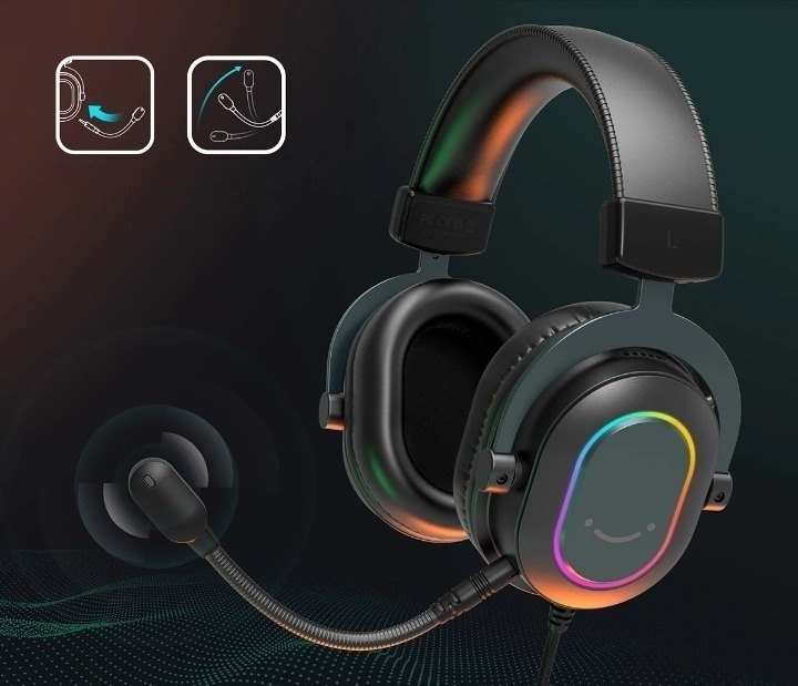 Auriculares Gaming RGB Dinámicos Fifine con Micrófono