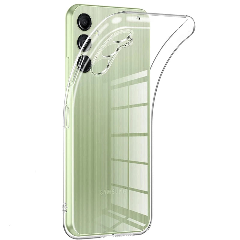 Funda de Silicona Suave con Protección Completa para Cámara – Samsung Galaxy - Transparente y Ultrafina