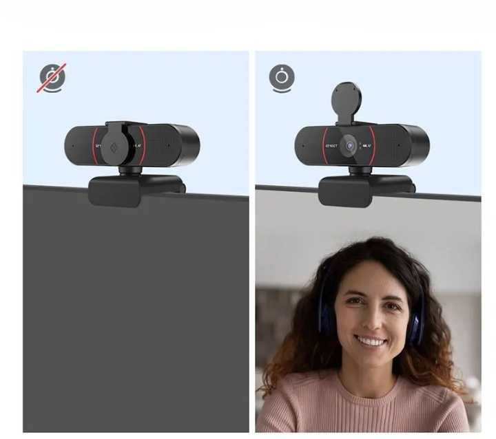 Webcam 4K EMEET con Enfoque Automático y Micrófono Integrado